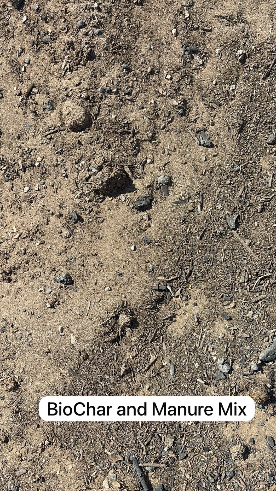 BioChar/Manure Mix